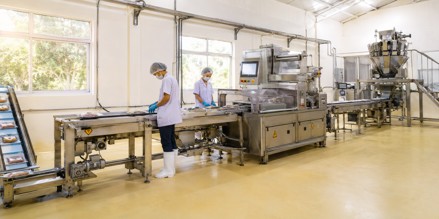 Worm Gearboxes for Southeast Asia Food Packaging