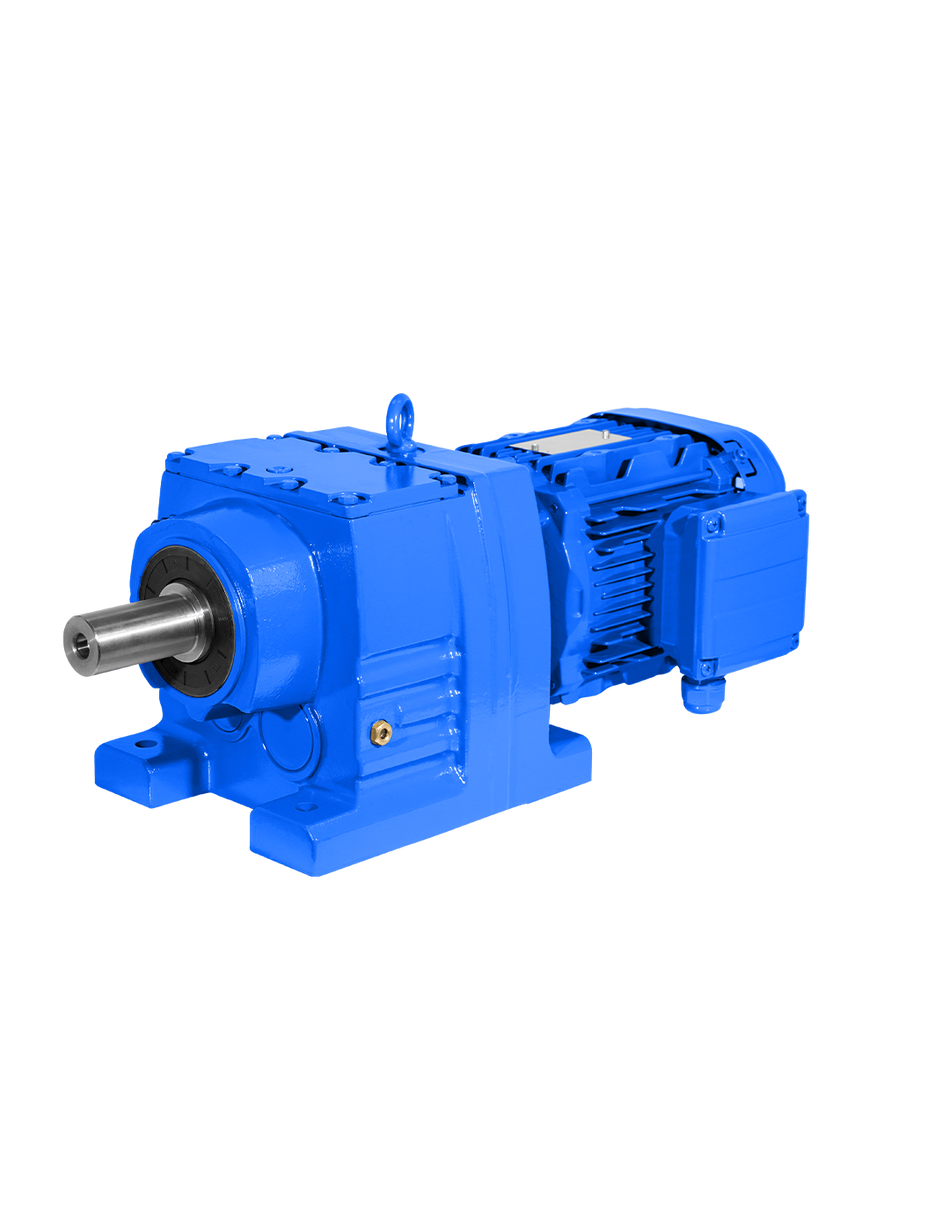 R Series Transmission Industrial Helical Gearbox with Motor