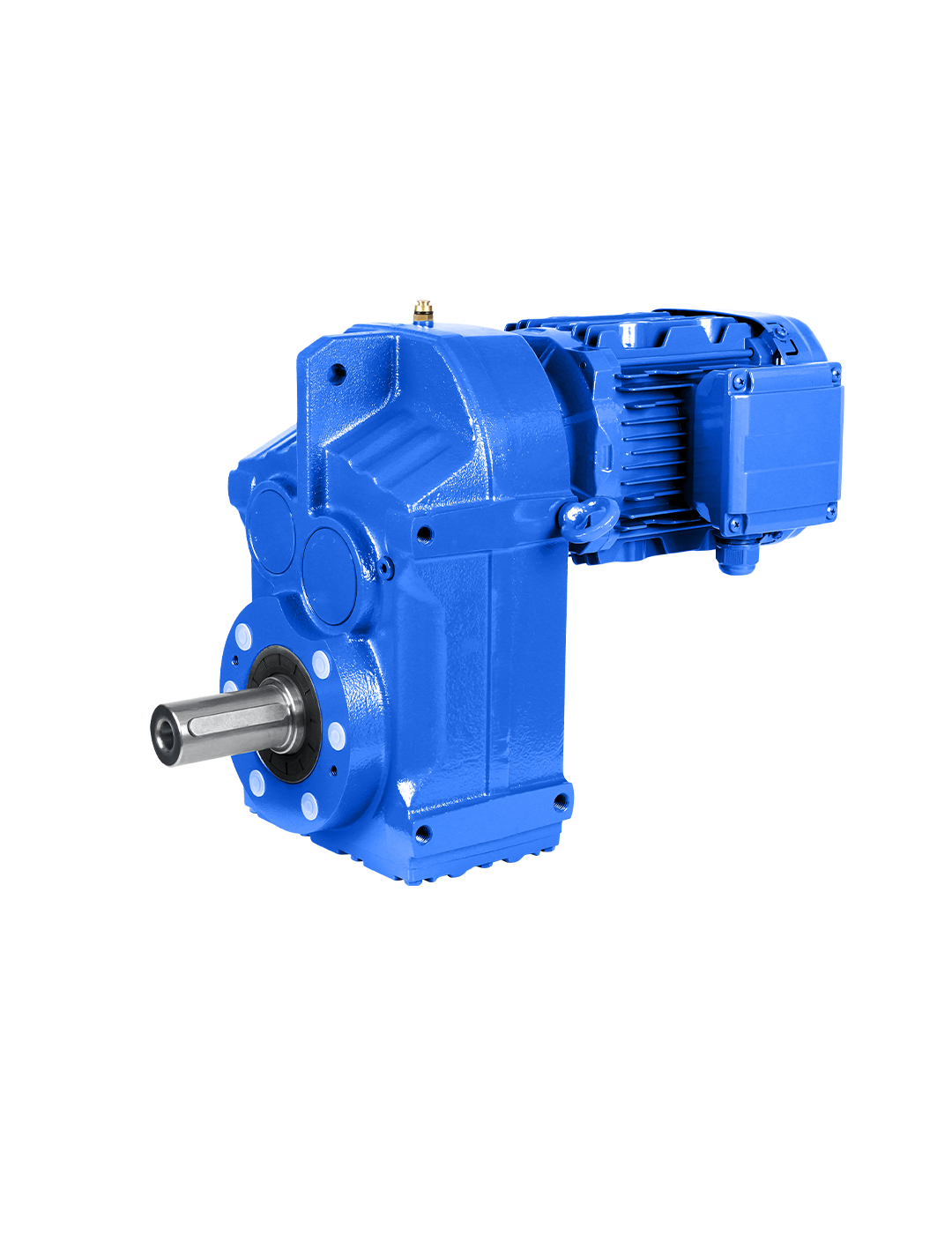 F Series Transmission Industrial Helical Gearbox with Motor