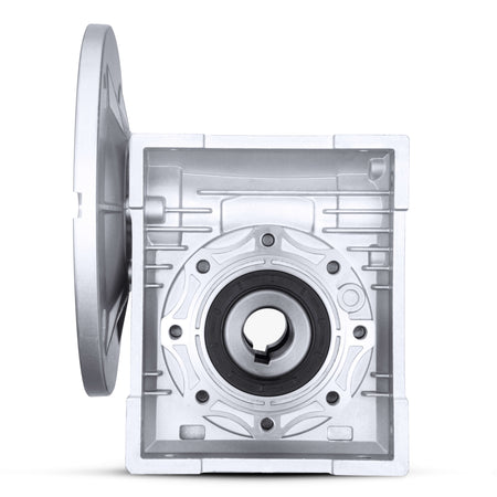 NMRV compact aluminum worm gearbox - side view