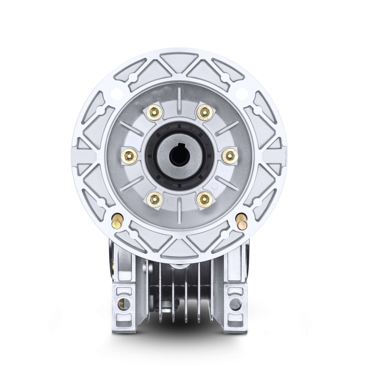 NMRV compact aluminum worm gearbox - front view