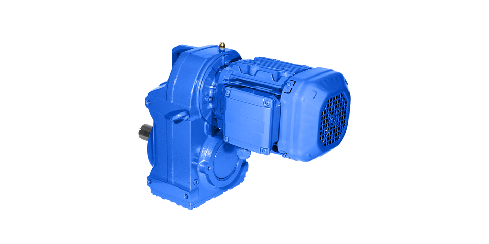 F Series Transmission Industrial Helical Gearbox with Motor